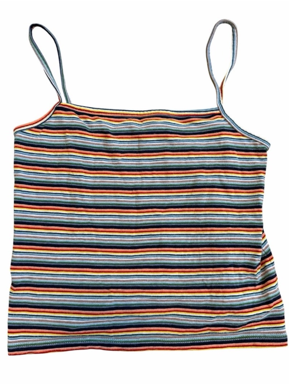 Brandy Melville Rainbow Striped Tank Top